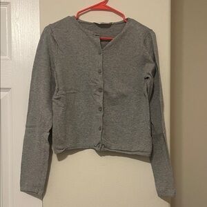 H&M Heather Gray Knit Top